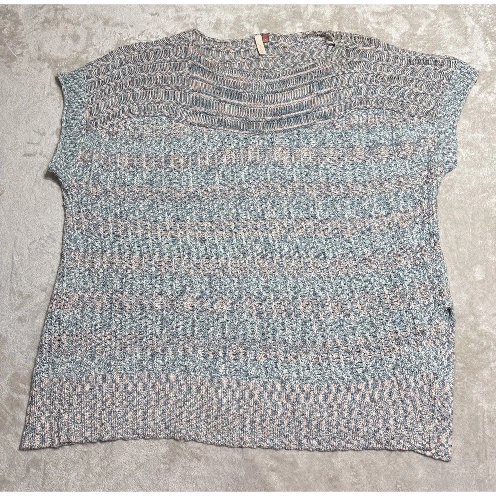 Anthropologie Pilcro Sweater Top Womens Size 3X Sleeveless Tank Tee Knit Beach